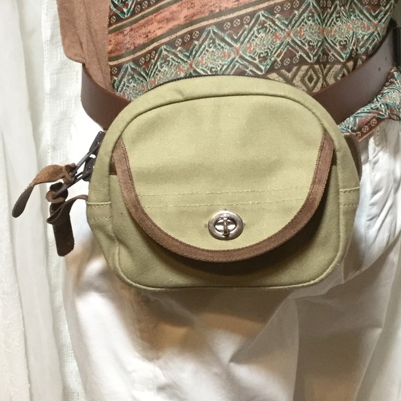 Vintage Canvas belt bag/Fanny pack - Picture 2 of 8